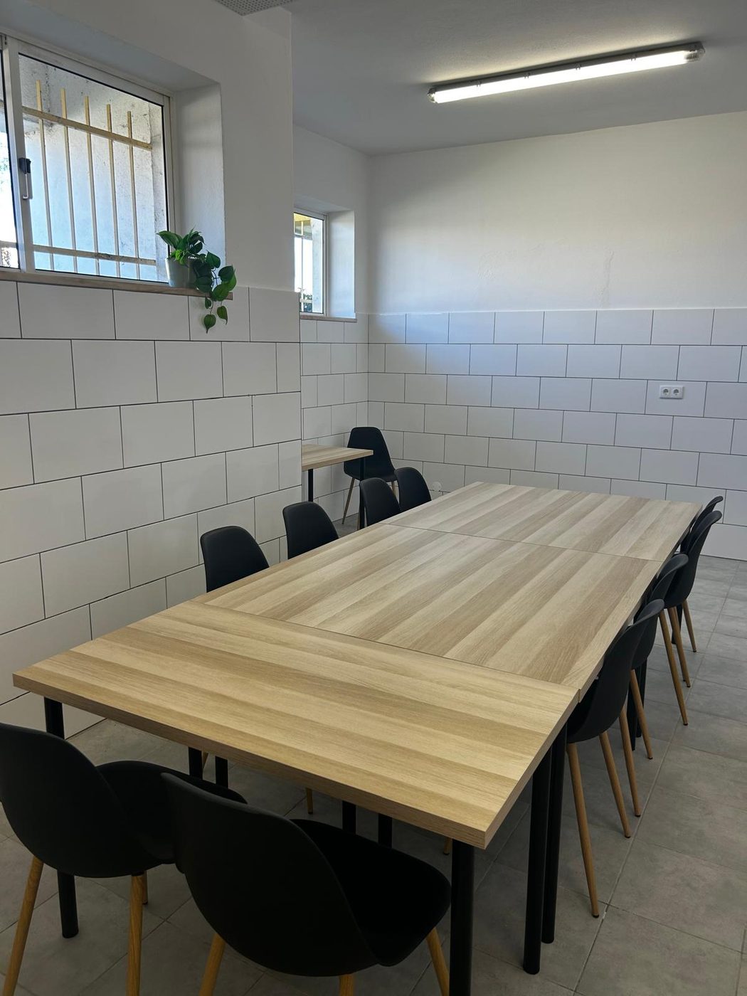 The classroom at Patio Language School in Lagos